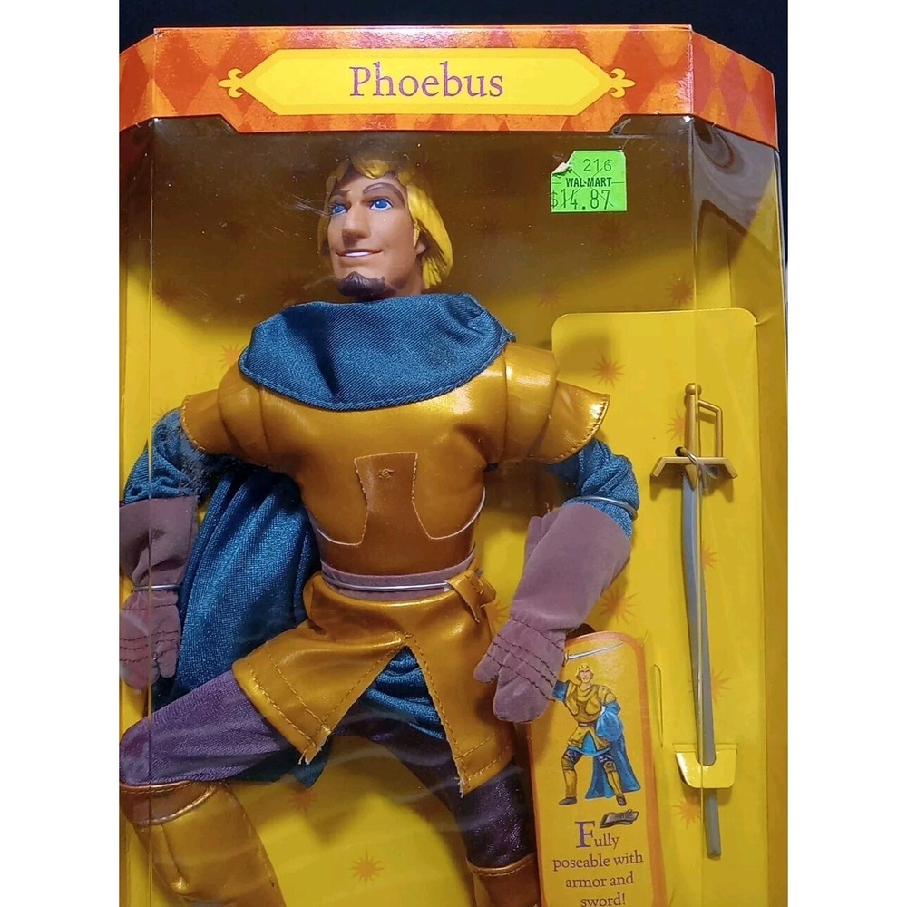 Disney's The Hunchback Of Notre Dame Phoebus Mattel 1995 #15312 New In Box